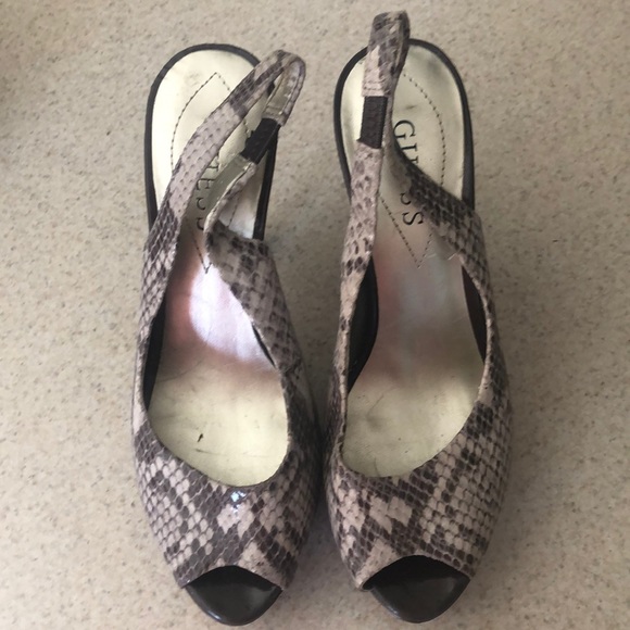 Guess sling back high heel - Picture 2 of 4